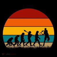 Evolution Of Tennis Retro Evolution Tennis Toddler T-Shirt thumb 4