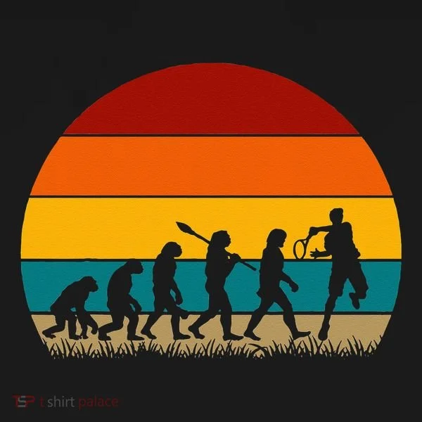Evolution Of Tennis Retro Evolution Tennis Women's T-Shirt