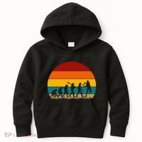Evolution Of Tennis Retro Evolution Tennis Kids Hoodie thumb 0
