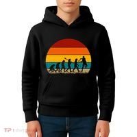 Evolution Of Tennis Retro Evolution Tennis Kids Hoodie thumb 4
