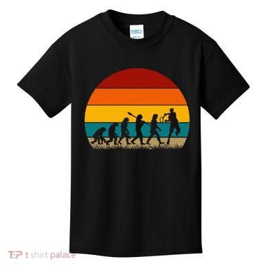 Evolution Of Tennis Retro Evolution Tennis Kids T-Shirt