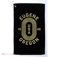 Eugene Oregon Usa Golf Towel thumb 0