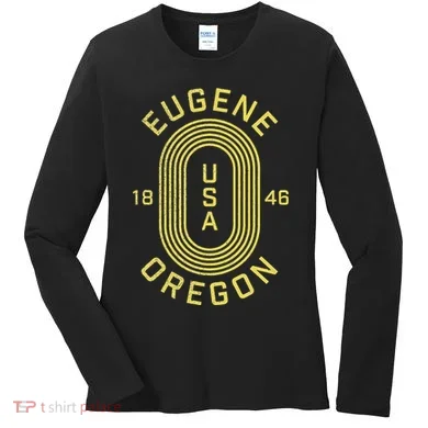 Eugene Oregon Usa Women's Long Sleeve Shirt