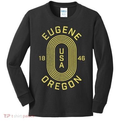Eugene Oregon Usa Kids Long Sleeve Shirt
