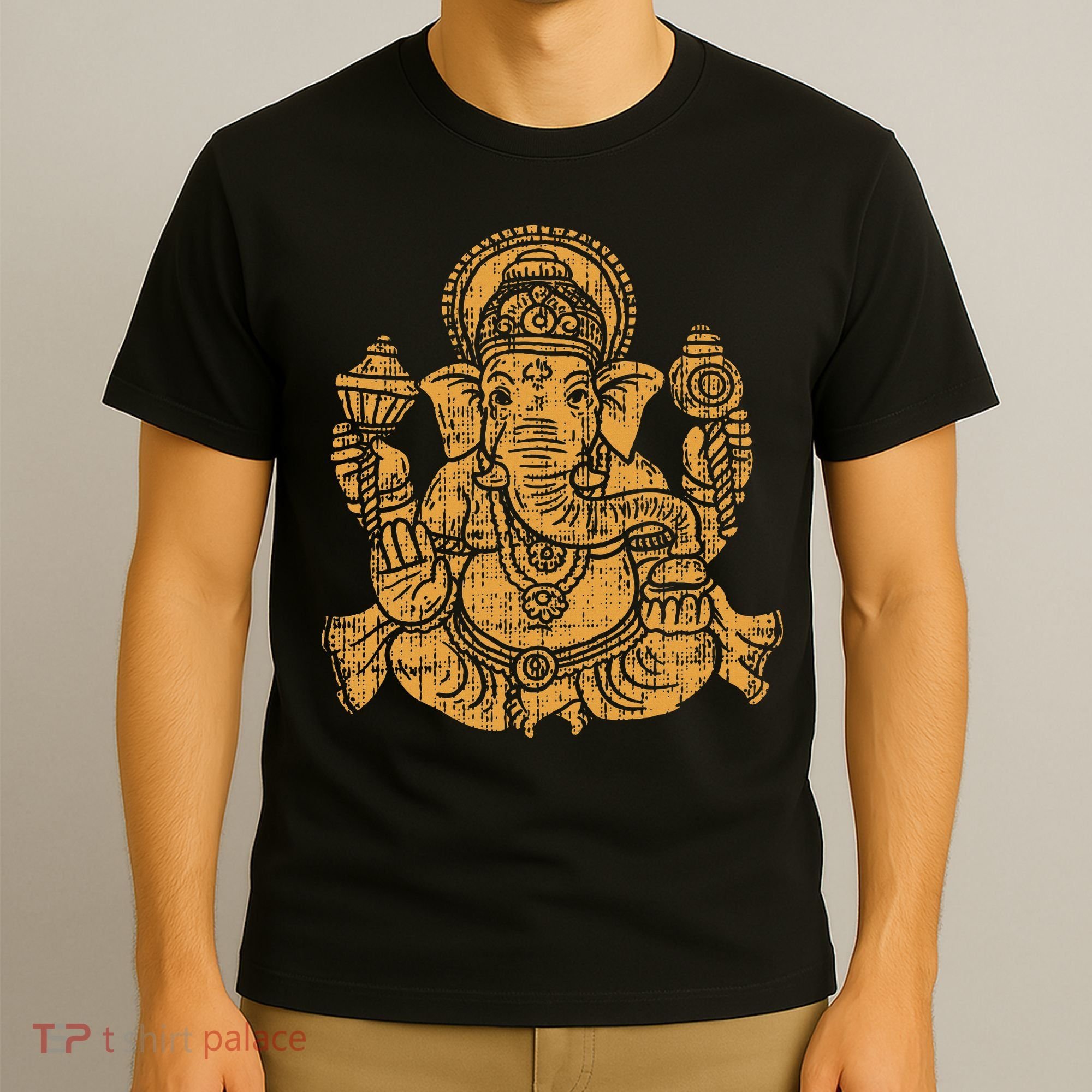 Elephant Om Yoga Ganesha Indian God Ganesh Chaturthi Asian T-Shirt