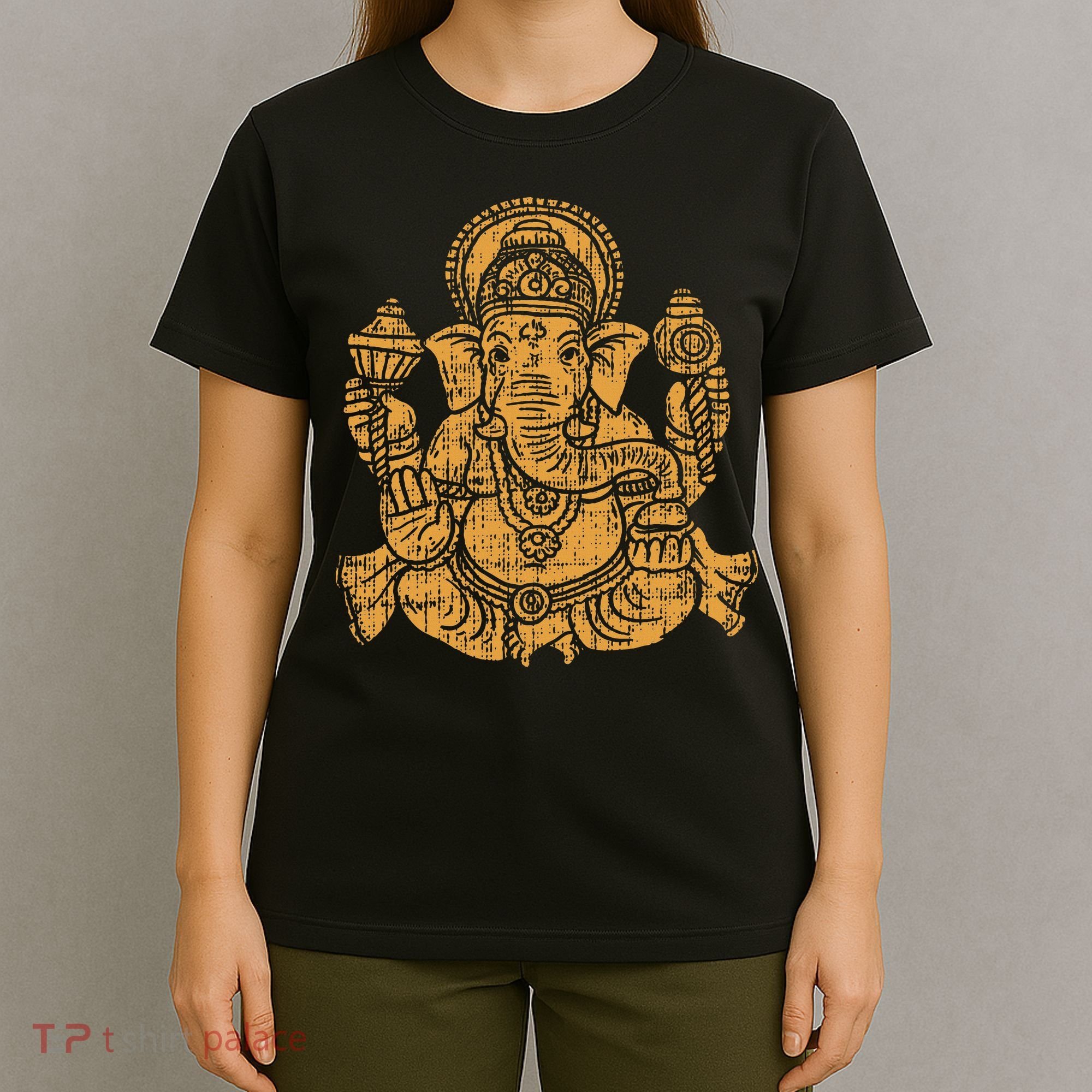 Elephant Om Yoga Ganesha Indian God Ganesh Chaturthi Asian T-Shirt