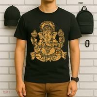 Elephant Om Yoga Ganesha Indian God Ganesh Chaturthi Asian T-Shirt thumb 6