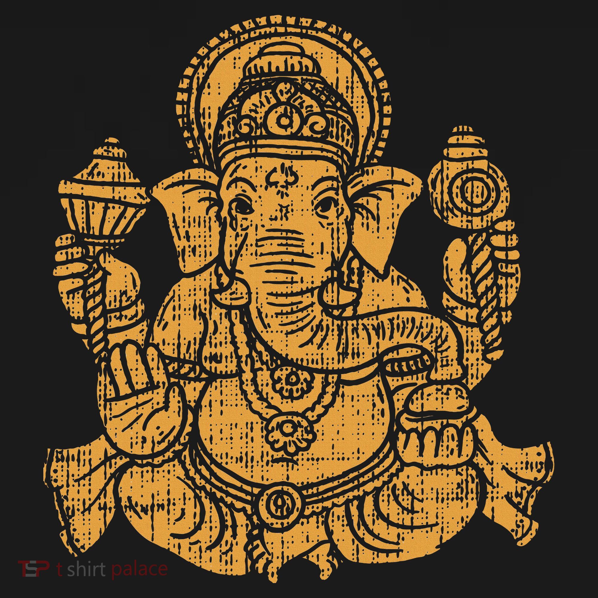 Elephant Om Yoga Ganesha Indian God Ganesh Chaturthi Asian T-Shirt