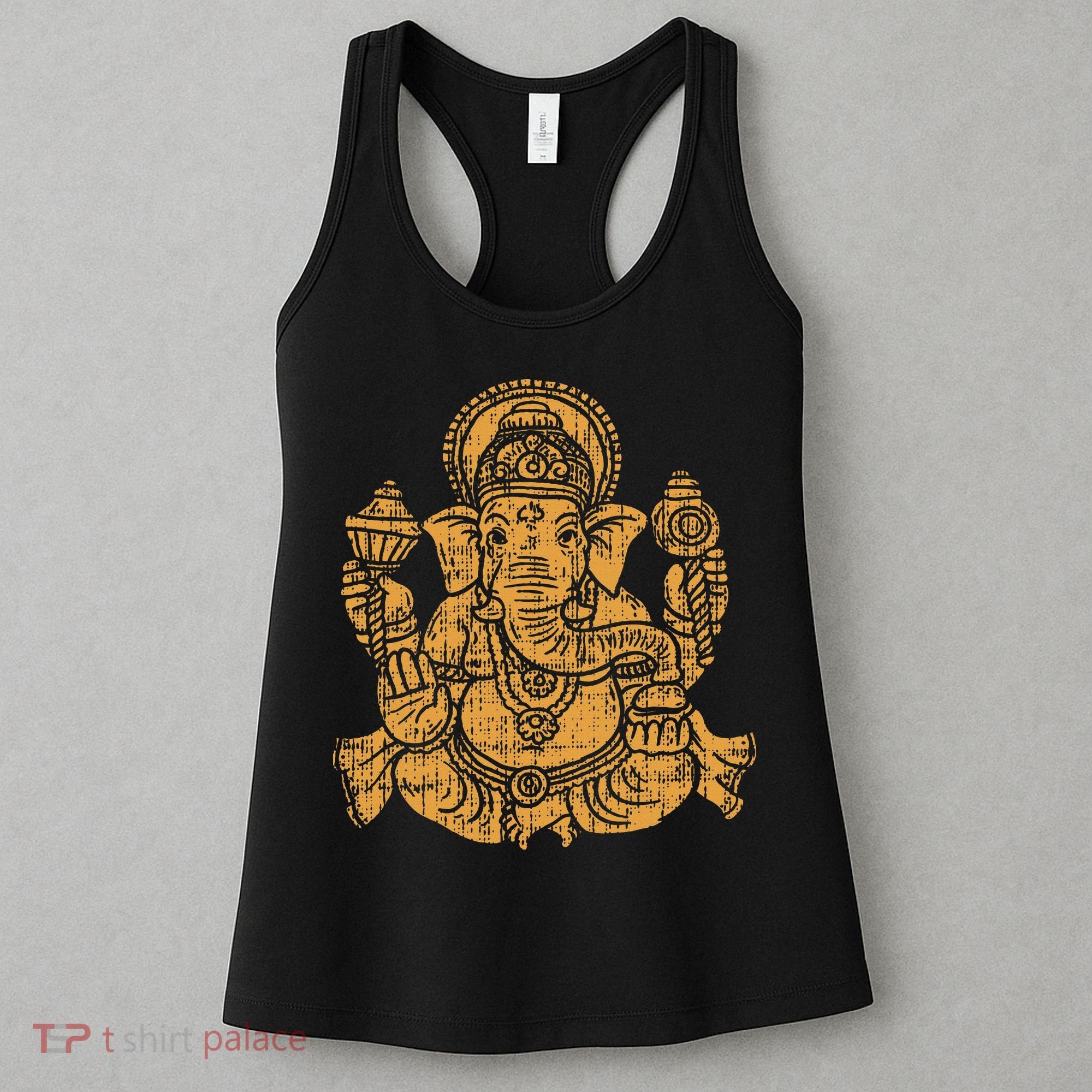 Elephant Om Yoga Ganesha Indian God Ganesh Chaturthi Asian Women's Tank Top