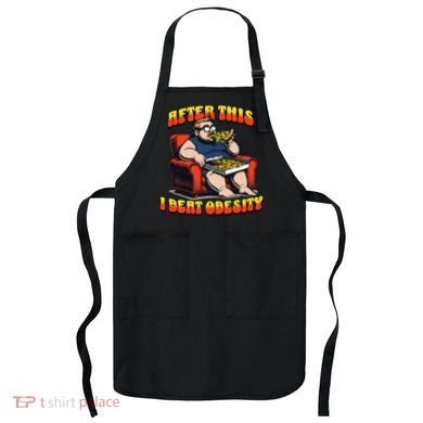 Eat Pizza And Beat Obesity Apron