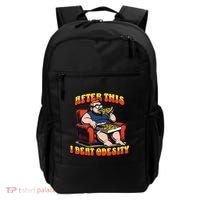Eat Pizza And Beat Obesity Backpack thumb 0