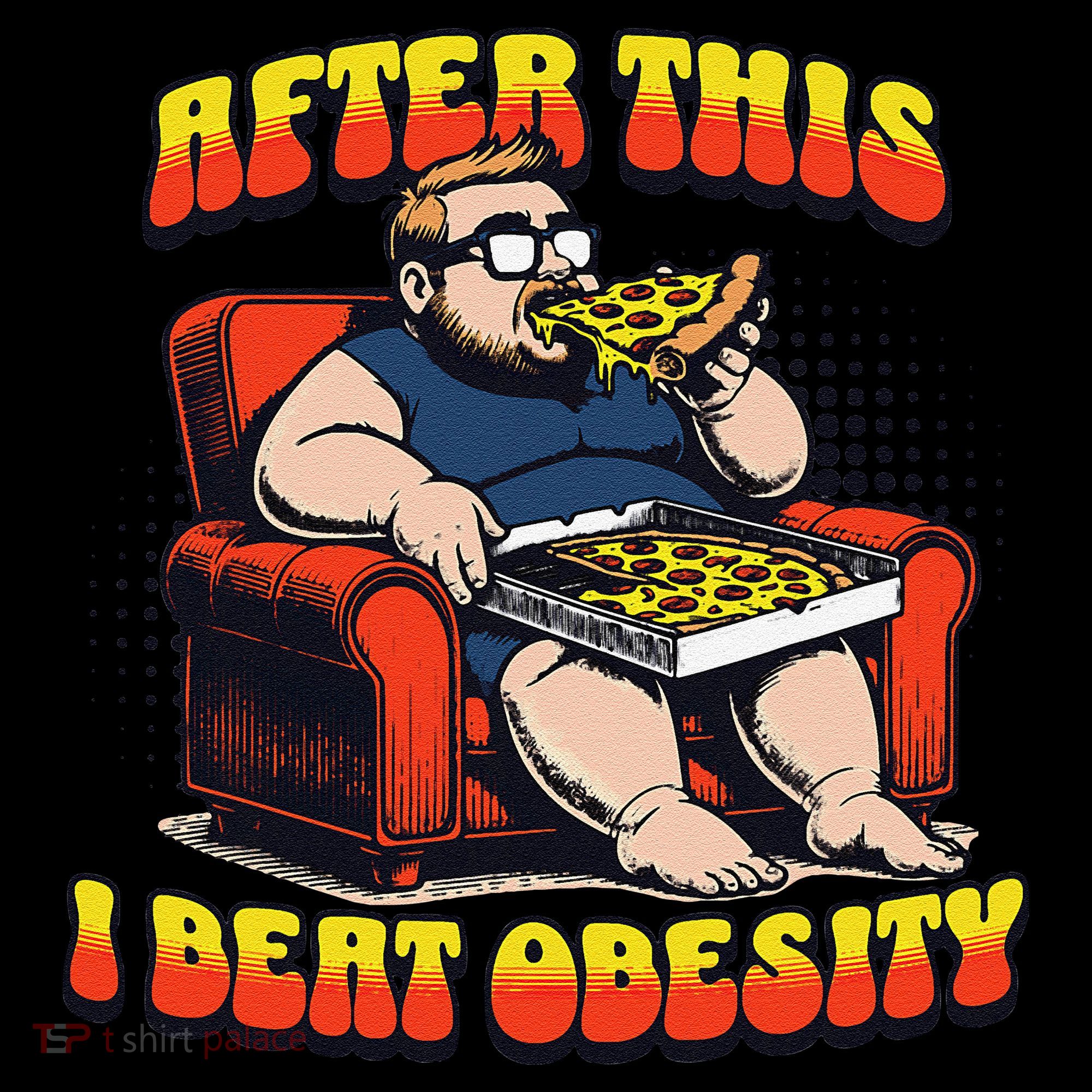 Eat Pizza And Beat Obesity Bucket Hat