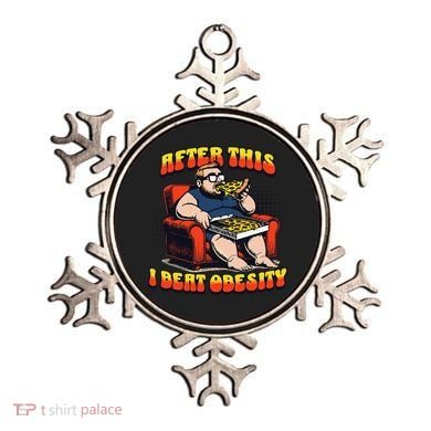 Eat Pizza And Beat Obesity Ornament