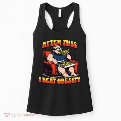 Eat Pizza And Beat Obesity Women's Tank Top
