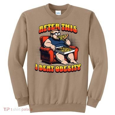 Eat Pizza And Beat Obesity Sweatshirt