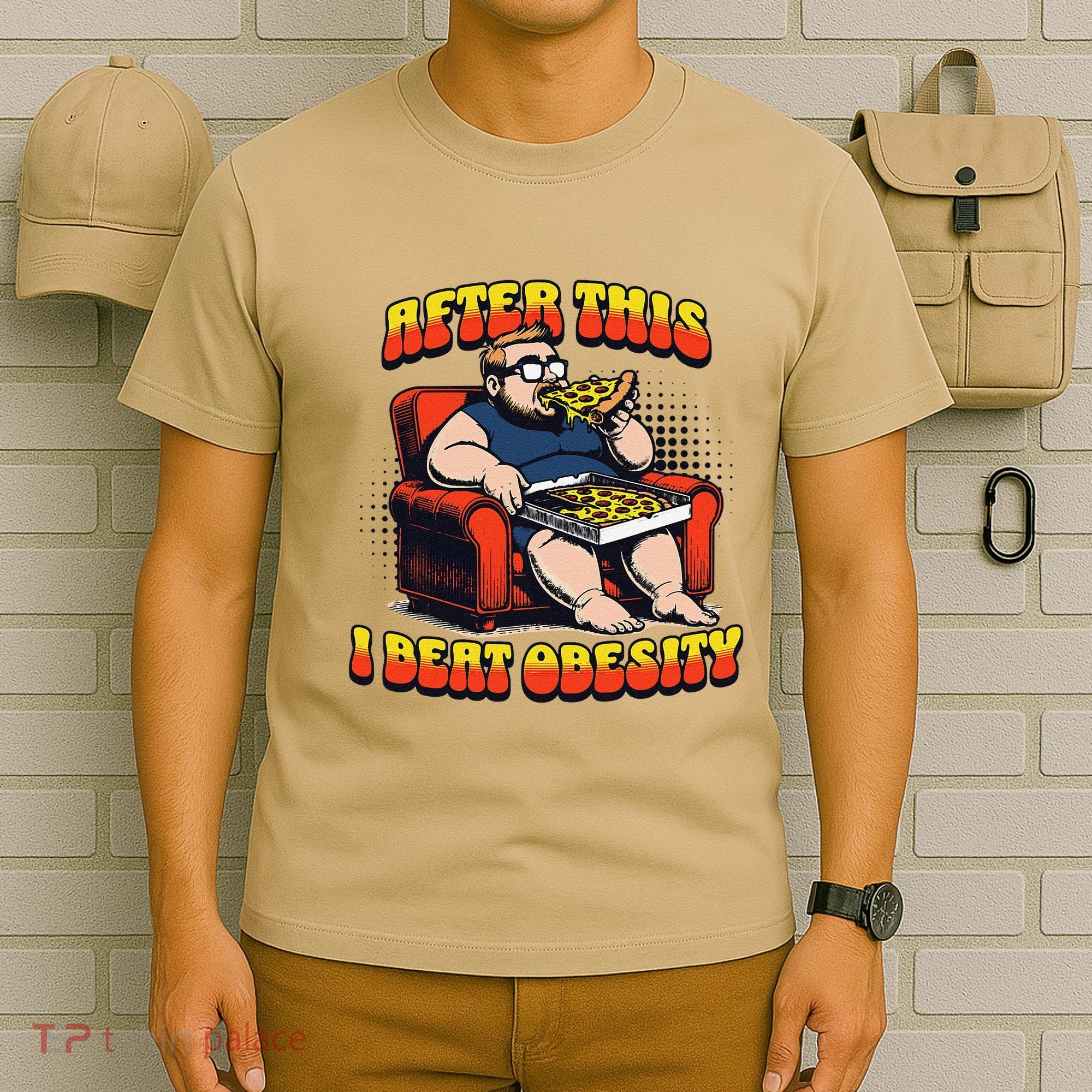 Eat Pizza And Beat Obesity T-Shirt