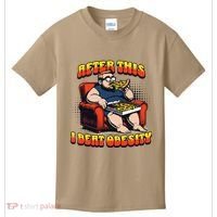 Eat Pizza And Beat Obesity Kids T-Shirt thumb 0