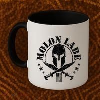 Epic Patriotic American Flag Molon Labe Spartan Military Funny Gift Coffee Mug thumb 2
