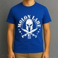 Epic Patriotic American Flag Molon Labe Spartan Military Funny Gift T-Shirt thumb 3