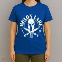Epic Patriotic American Flag Molon Labe Spartan Military Funny Gift T-Shirt thumb 4