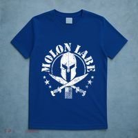 Epic Patriotic American Flag Molon Labe Spartan Military Funny Gift T-Shirt thumb 5