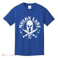 Epic Patriotic American Flag Molon Labe Spartan Military Funny Gift Kids T-Shirt thumb 0