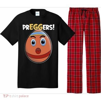 Easter Pregnancy Announcet Egg Expecting Mom Dad Preggers Gift Pajama Set