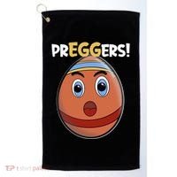 Easter Pregnancy Announcet Egg Expecting Mom Dad Preggers Gift Golf Towel thumb 0