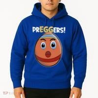 Easter Pregnancy Announcet Egg Expecting Mom Dad Preggers Gift Hoodie thumb 2