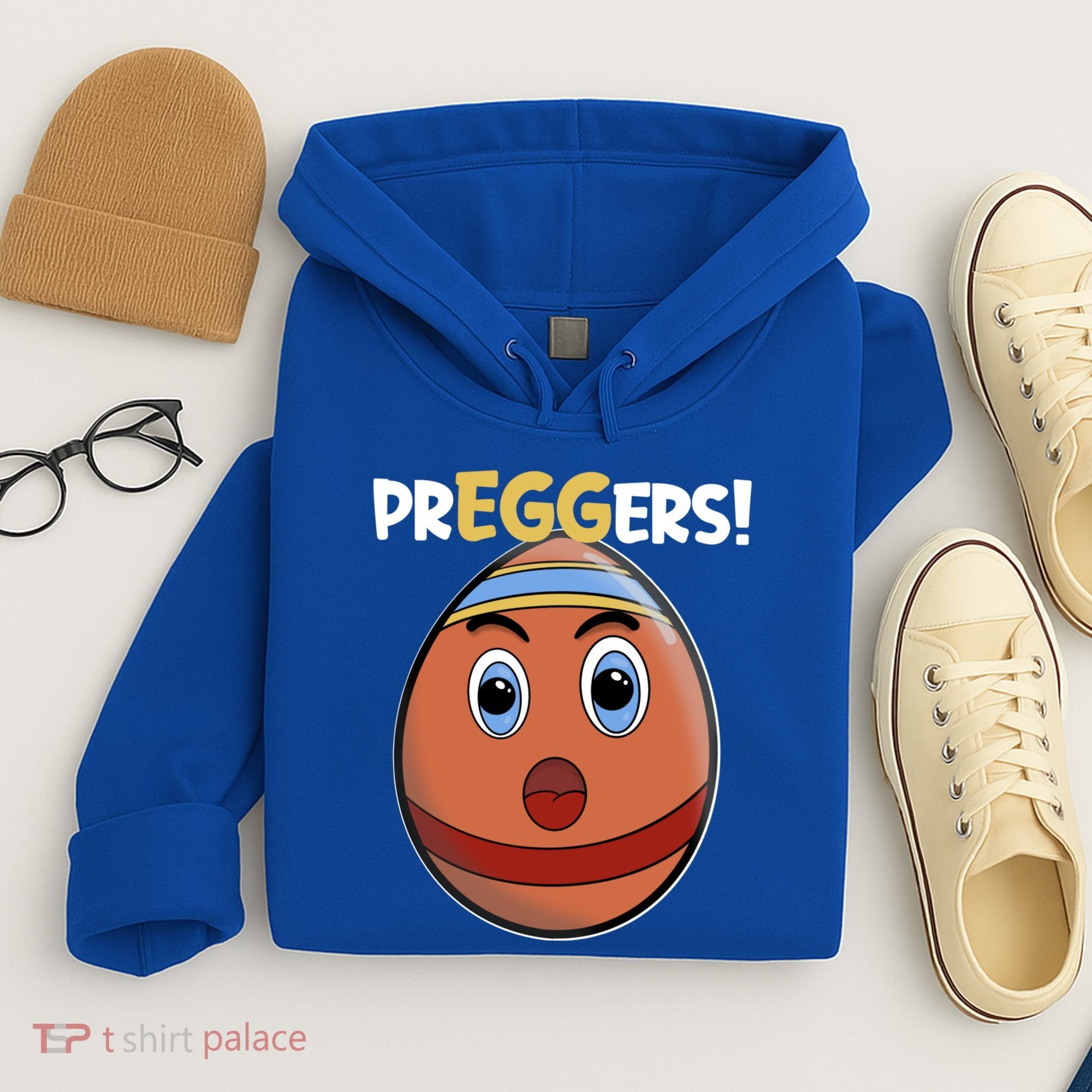 Easter Pregnancy Announcet Egg Expecting Mom Dad Preggers Gift Hoodie