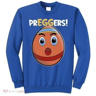 Easter Pregnancy Announcet Egg Expecting Mom Dad Preggers Gift Sweatshirt