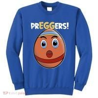 Easter Pregnancy Announcet Egg Expecting Mom Dad Preggers Gift Sweatshirt thumb 0