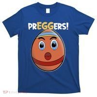 Easter Pregnancy Announcet Egg Expecting Mom Dad Preggers Gift T-Shirt thumb 0