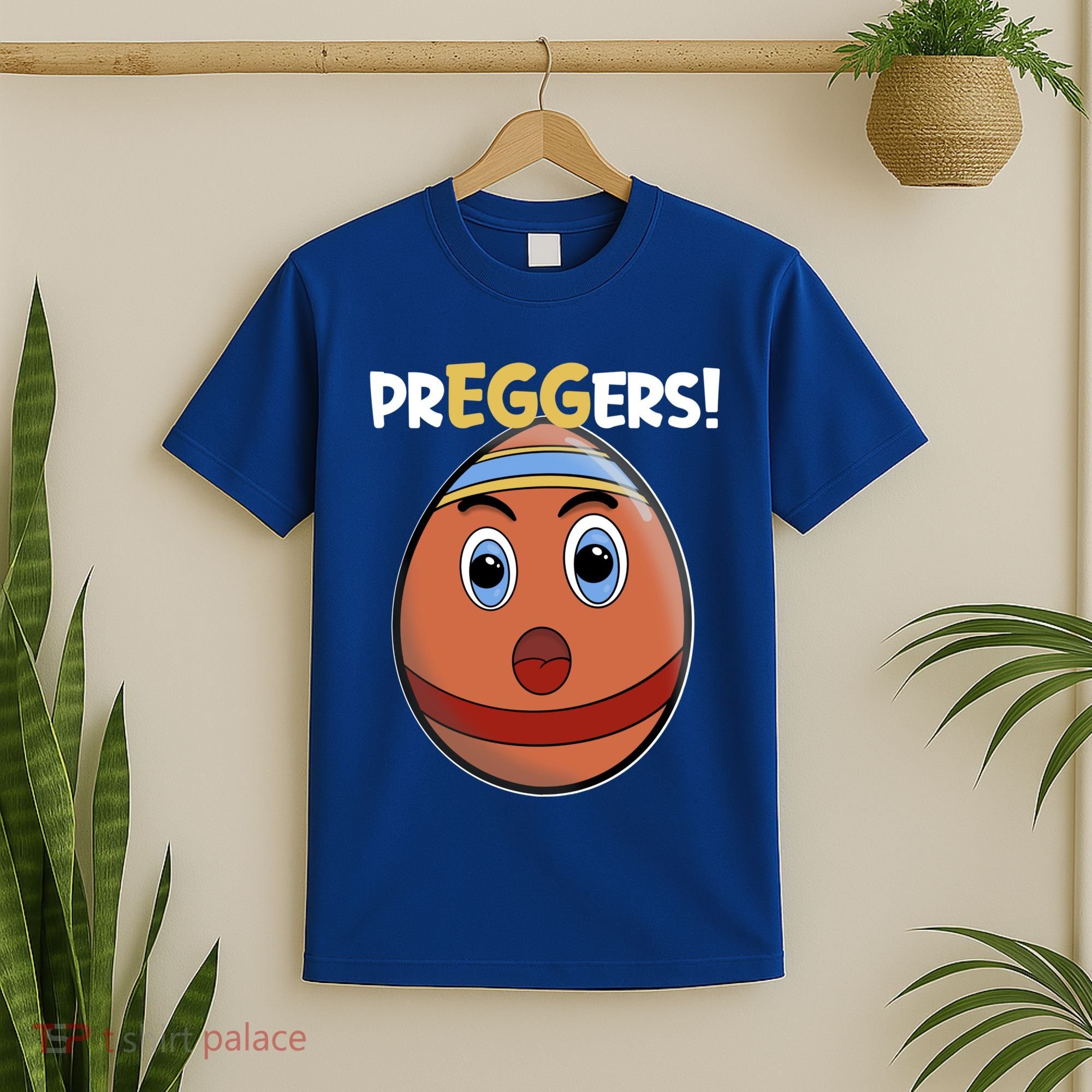 Easter Pregnancy Announcet Egg Expecting Mom Dad Preggers Gift T-Shirt