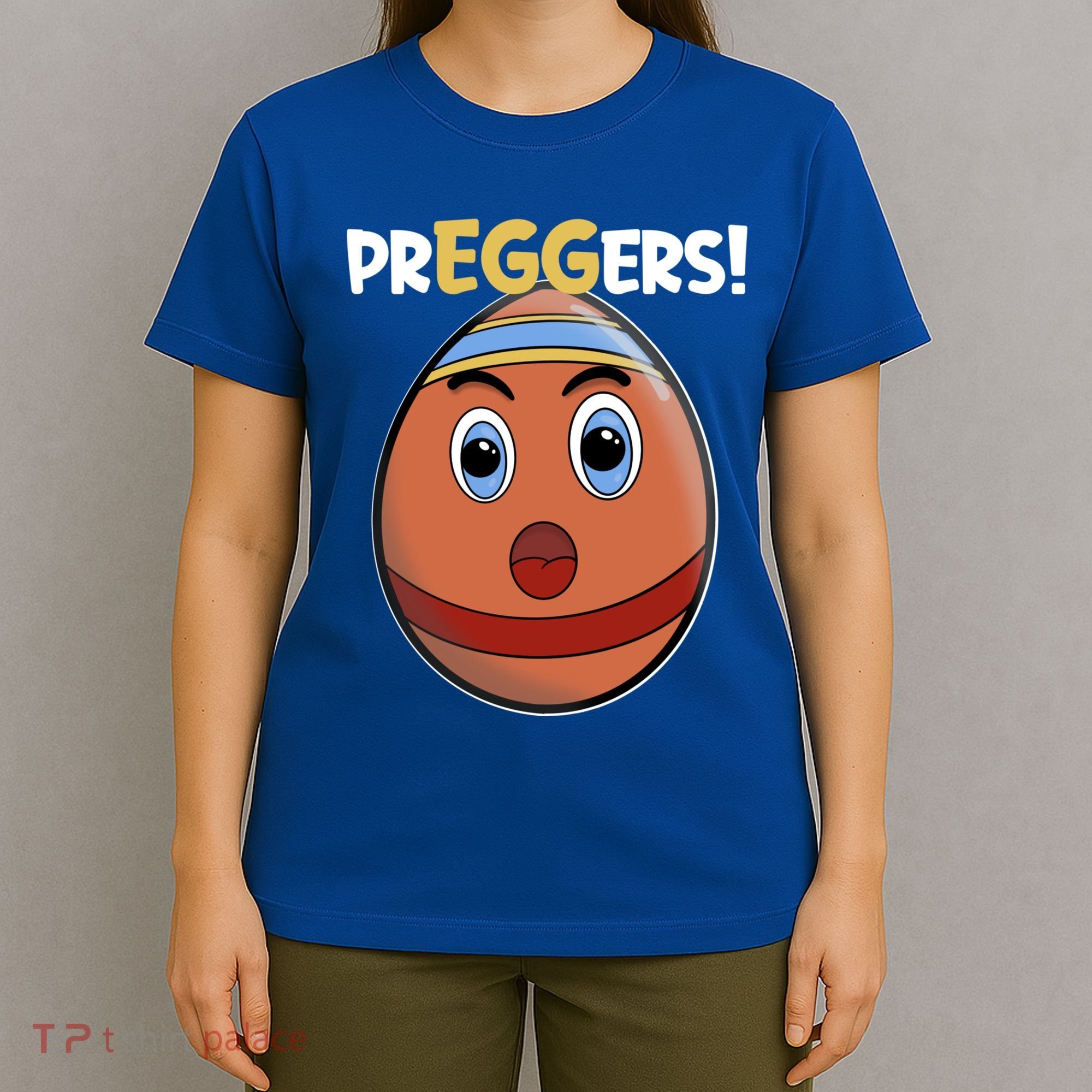 Easter Pregnancy Announcet Egg Expecting Mom Dad Preggers Gift T-Shirt