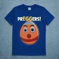 Easter Pregnancy Announcet Egg Expecting Mom Dad Preggers Gift T-Shirt thumb 5