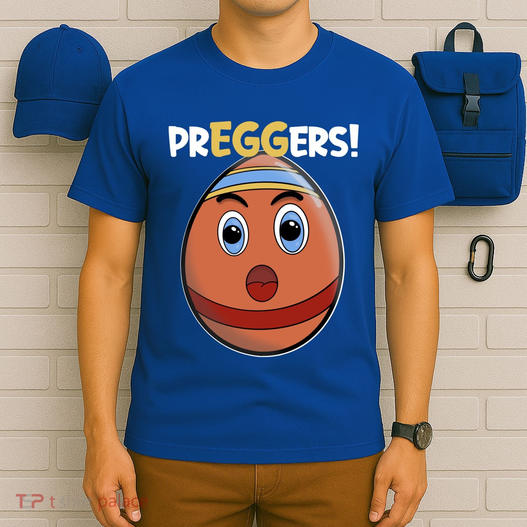 Easter Pregnancy Announcet Egg Expecting Mom Dad Preggers Gift T-Shirt