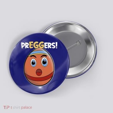 Easter Pregnancy Announcet Egg Expecting Mom Dad Preggers Gift Button