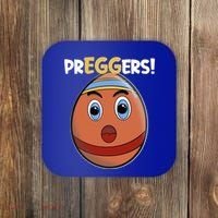 Easter Pregnancy Announcet Egg Expecting Mom Dad Preggers Gift Coaster thumb 0