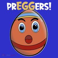 Easter Pregnancy Announcet Egg Expecting Mom Dad Preggers Gift Coaster thumb 2