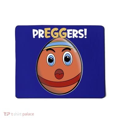 Easter Pregnancy Announcet Egg Expecting Mom Dad Preggers Gift Mousepad