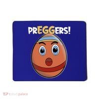 Easter Pregnancy Announcet Egg Expecting Mom Dad Preggers Gift Mousepad thumb 0