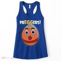 Easter Pregnancy Announcet Egg Expecting Mom Dad Preggers Gift Women's Tank Top thumb 0