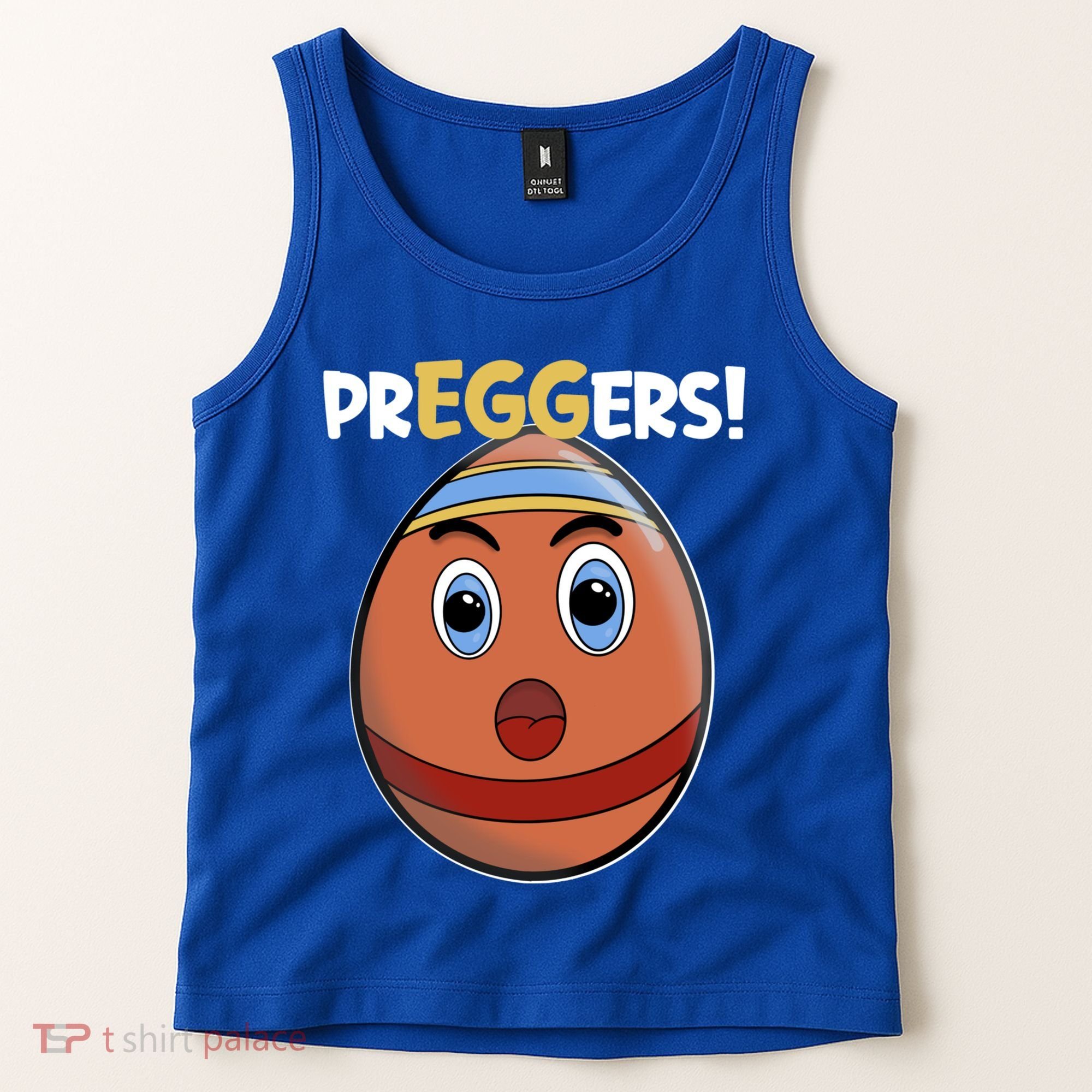 Easter Pregnancy Announcet Egg Expecting Mom Dad Preggers Gift Tank Top