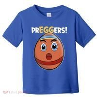 Easter Pregnancy Announcet Egg Expecting Mom Dad Preggers Gift Toddler T-Shirt thumb 0