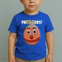 Easter Pregnancy Announcet Egg Expecting Mom Dad Preggers Gift Toddler T-Shirt thumb 2