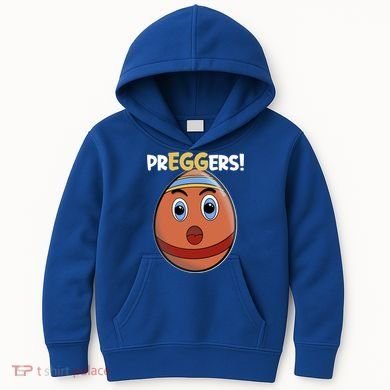 Easter Pregnancy Announcet Egg Expecting Mom Dad Preggers Gift Kids Hoodie