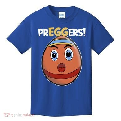Easter Pregnancy Announcet Egg Expecting Mom Dad Preggers Gift Kids T-Shirt