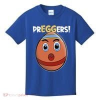 Easter Pregnancy Announcet Egg Expecting Mom Dad Preggers Gift Kids T-Shirt thumb 0