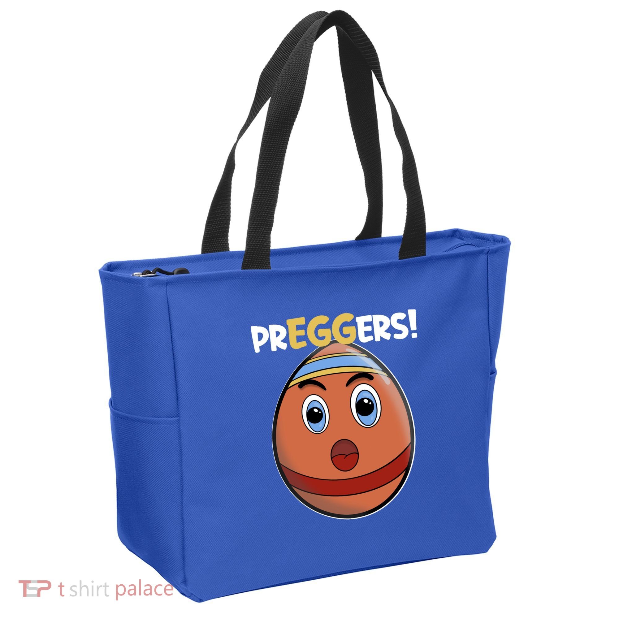 Easter Pregnancy Announcet Egg Expecting Mom Dad Preggers Gift Tote Bag